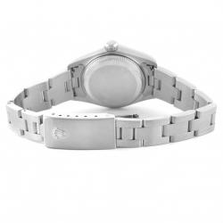 Pre Owned Rolex Salmon Stainless Steel Date 79160 Women's Wristwatch 26MM