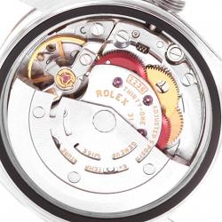 Pre Owned Rolex White 18K Yellow Gold and Stainless Steel Datejust 79173 Women's Wristwatch 26MM