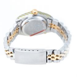 مملوكة مسبقًا Rolex Gold Stainless Steel 18K Yellow Gold Diamond Datejust 69173 Women's Wristwatch 26 mm