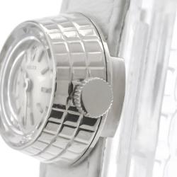 Rolex Silver 18K White Gold Orchid Women's Wristwatch 17 MM