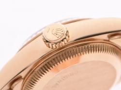 Pre Owned Rolex Diamond Champagne Yellow Gold Datejust 69178 Women's Wristwatch 25MM