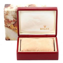 مملوكة مسبقًا ساعة يد نسائية رولكس ديت جست 69173 ستانلس ستيل وذهب أصفر عيار 18 زرقاء 26مم