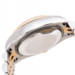 مملوكة مسبقًا Rolex Mother of Pearl Two Tone 18K Gold Datejust 178271 Women's Wristwatch 31MM