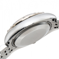 مملوكة مسبقًا Rolex Mother of Pearl Stainless Steel Diamonds Datejust 31 178344 Women's Wristwatch 31 mm