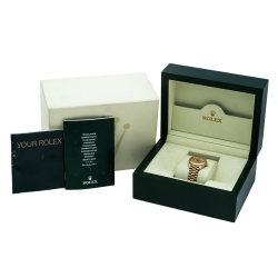 Pre Owned Rolex Jubilee 18K Yellow Gold Vintage Datejust 69138 Women's Wristwatch 26 mm