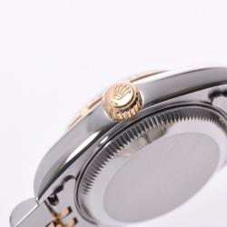 مملوكة مسبقًا ساعة يد نسائية رولكس دايتجست 79173 ذهب أصفر عيار 18 و ستانلس ستيلس شامبانيا 26 مم