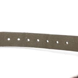 Pre Owned Rolex Silver 18K White Gold Cellini 3803 Mechanical Women's Wristwatch 23 MM