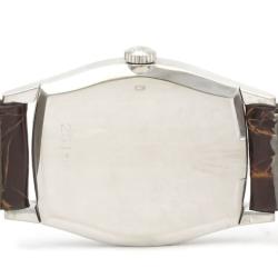 Pre Owned Rolex Silver 18K White Gold Cellini 3803 Mechanical Women's Wristwatch 23 MM