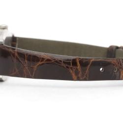 Pre Owned Rolex Silver 18K White Gold Cellini 3803 Mechanical Women's Wristwatch 23 MM