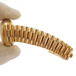 Pre Owned Rolex Gold 18K Yellow Gold Datejust Women's Wristwatch 26MM