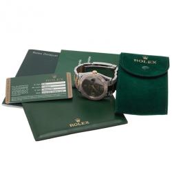 Pre Owned Rolex Black Stainless Steel DateJust Women's Wristwatch 42MM