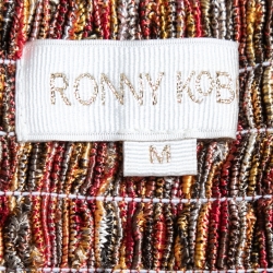 Ronny Kobo Multicolor Knit Swayze Top Skirt Set M/S
