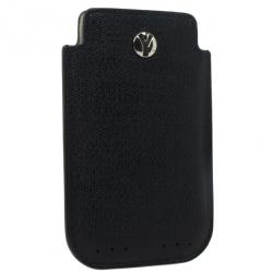 Yves Saint Laurent Black Leather Ycon iPhone Cover