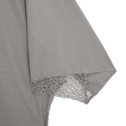 Pre Owned Saint Laurent Paris Poncho Crochet Back Shirt S