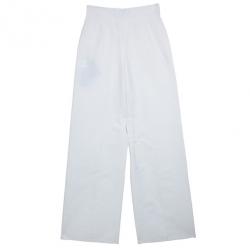 Pre Owned Saint Laurent Paris White Palazzo Pants M