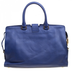 مملوكة مسبقًا حقيبة سان لوران باريس كاباس شيك جلد وردي متوسطة