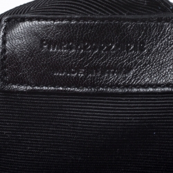 Pre Owned Saint Laurent Electric Blue Matelasse Leather Cassandre Shopper Tote