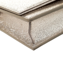 Pre Owned Saint Laurent Gold Crackled Leather Kate Tassel Wallet on Chain