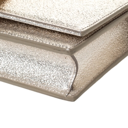 Pre Owned Saint Laurent Gold Crackled Leather Kate Tassel Wallet on Chain