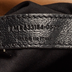 Saint Laurent Blue/Beige Matelasse Denim and Suede Medium Niki Shoulder Bag