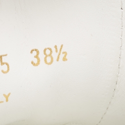 مملوكة مسبقًا Saint Laurent White Leather Court Classic SL/06 Sneakers Size 38.5