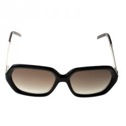 Pre Owned نظارة شمسية سان لوران باريس مربعة YSL 6322/S بنية/ سوداء