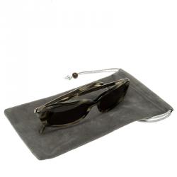 Pre Owned نظارة شمسية سان لوران باريس مربعة YSL6323/S رمادية