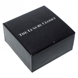 Pre Owned Saint Laurent Paris Sterling Silver Love Ring Size 54