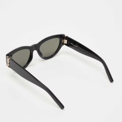  مملوكة مسبقًا Saint Laurent Black SL M94 Cat Eye Sunglasses