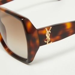 Saint Laurent Brown SL M2 005 Square Sunglasses