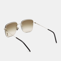 مملوكة مسبقًا نظارة شسمية سان لوران SL 312 M بني متدرجة مونوغرامية مربعة