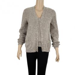 Yves Saint Laurent Knit Cardigan Set XL