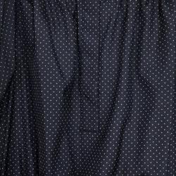 Saint Laurent Paris Silk Georgette Polka Dot Top M