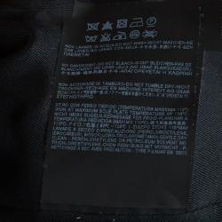 Pre Owned فستان سان لوران باريس بيتر بان بلا أكمام ياقة بلون مختلف أسود S