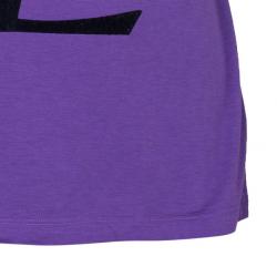 Pre Owned Saint Laurent Paris Purple Logo T-Shirt XS