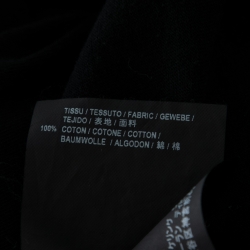 مملوكة مسبقًا Saint Laurent Paris Black University Print Cotton T-Shirt L