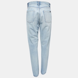 Pre Owned Saint Laurent Light Blue Denim Jeans M Waist 29"