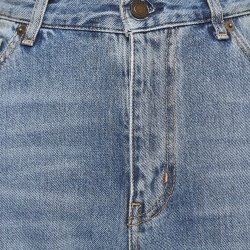 مملوكة مسبقًا Saint Laurent Paris Blue Washed & Ripped Denim Jeans M Waist 27"