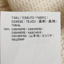 Pre Owned Saint Laurent Cream Cashmere Knit Sweater XS