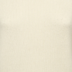 Pre Owned Saint Laurent Cream Cashmere Knit Sweater XS