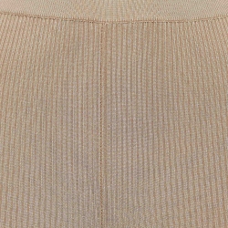Pre Owned Saint Laurent Paris Beige Rib Knit Cycling Rider Shorts XS