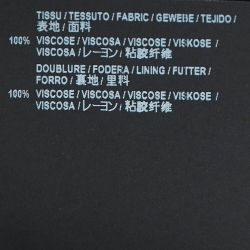 Pre Owned Saint Laurent Paris Black Draped Jersey Deep Neck Mini Dress L