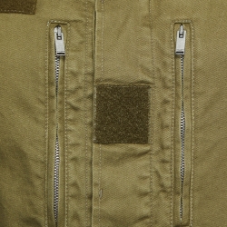 مملوكة مسبقًا Saint Laurent Green Cotton Military Jacket M