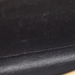 مملوكة مسبقًا Saint Laurent Beige Raffia and Leather Uptown Wallet on Chain