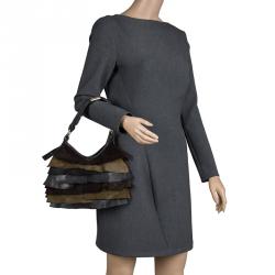 مملوكة مسبقًا حقيبة سان لوران باريس سان تروبيز جلد متعدد الألوان صغيرة