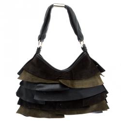 مملوكة مسبقًا حقيبة سان لوران باريس سان تروبيز جلد متعدد الألوان صغيرة