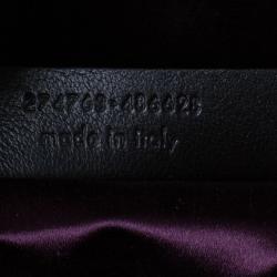 Pre Owned Saint Laurent Paris Purple Leather Cabas Chyc Tote