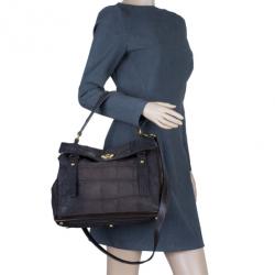 Pre Owned Saint Laurent Paris Brown Crocodile Embossed Muse Two