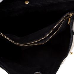 مملوكة مسبقًا Saint Laurent Paris Silver Leather Large Muse Two Satchel