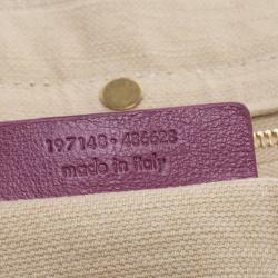 Pre Owned Saint Laurent Multicolor Leather and Canvas Large Muse Two Satchel